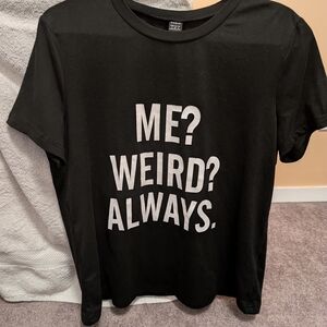 SHEIN Black Crew Neck T-Shirt